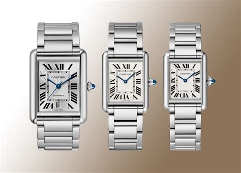 cartier square watch tank|cartier tank must watch small.